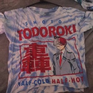 Hottopic Shoto Todoroki my hero acedemia shirt